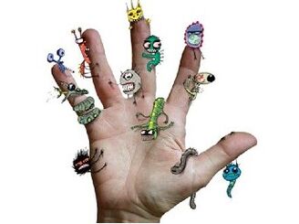 Dirty Hands - Source of Parasite Infection